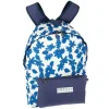 Sac à dos Morgan avec 2 poches détachables - 1 compartiment - bleu/écru - Hamelin