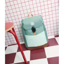 Sac à dos scolaire Noah - 43,5 cm - 1 compartiment - kaki - Biopic