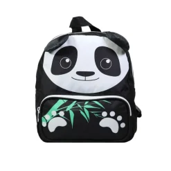 Sac à goûter Kids Panda - 1 compartiment - noir - Bagtrotter