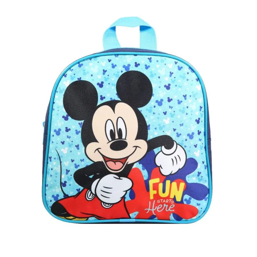Sac à goûter Mickey - 1 compartiment - bleu - Bagtrotter