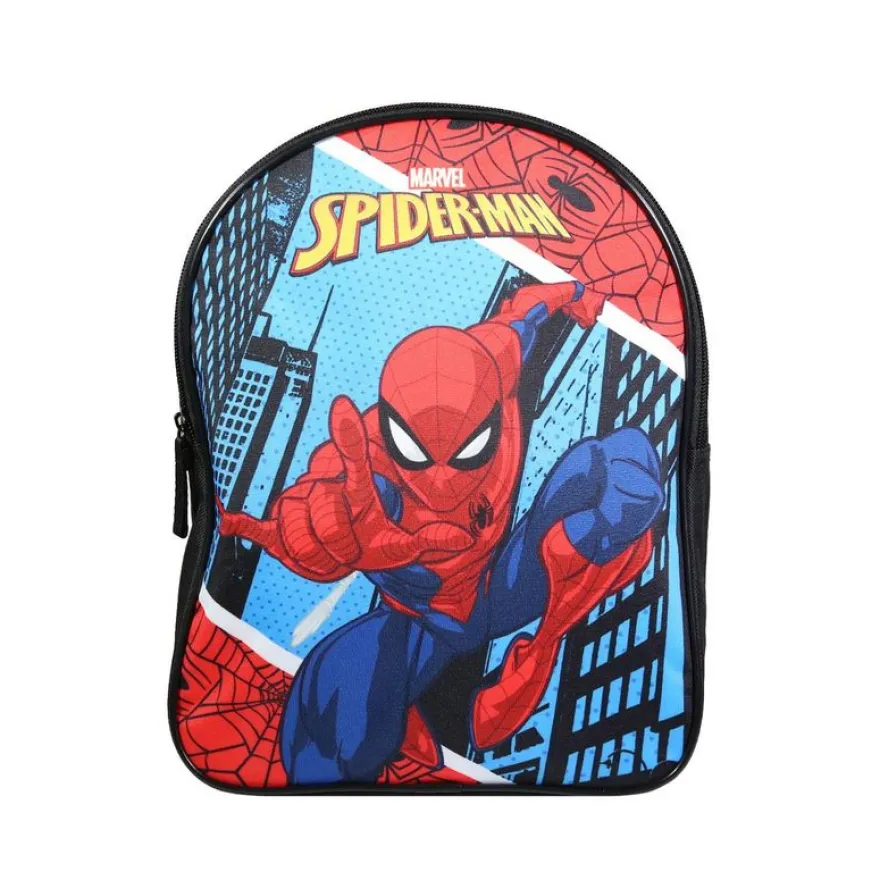 Sac à goûter Spiderman - 1 compartiment - 31 cm - bleu - Bagtrotter