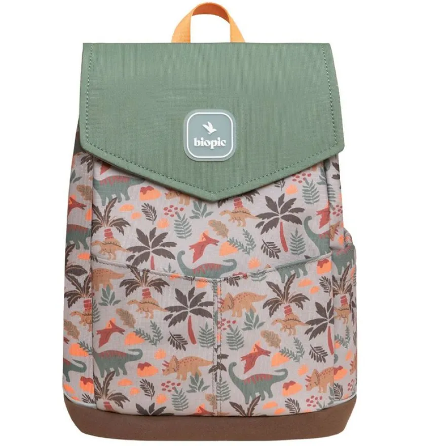 Sac baby scolaire Lola - 31 cm - 1 compartiment - dinosorus - Biopic