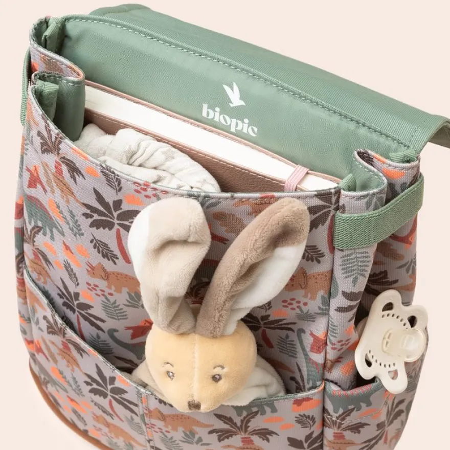Sac baby scolaire Lola - 31 cm - 1 compartiment - dinosorus - Biopic
