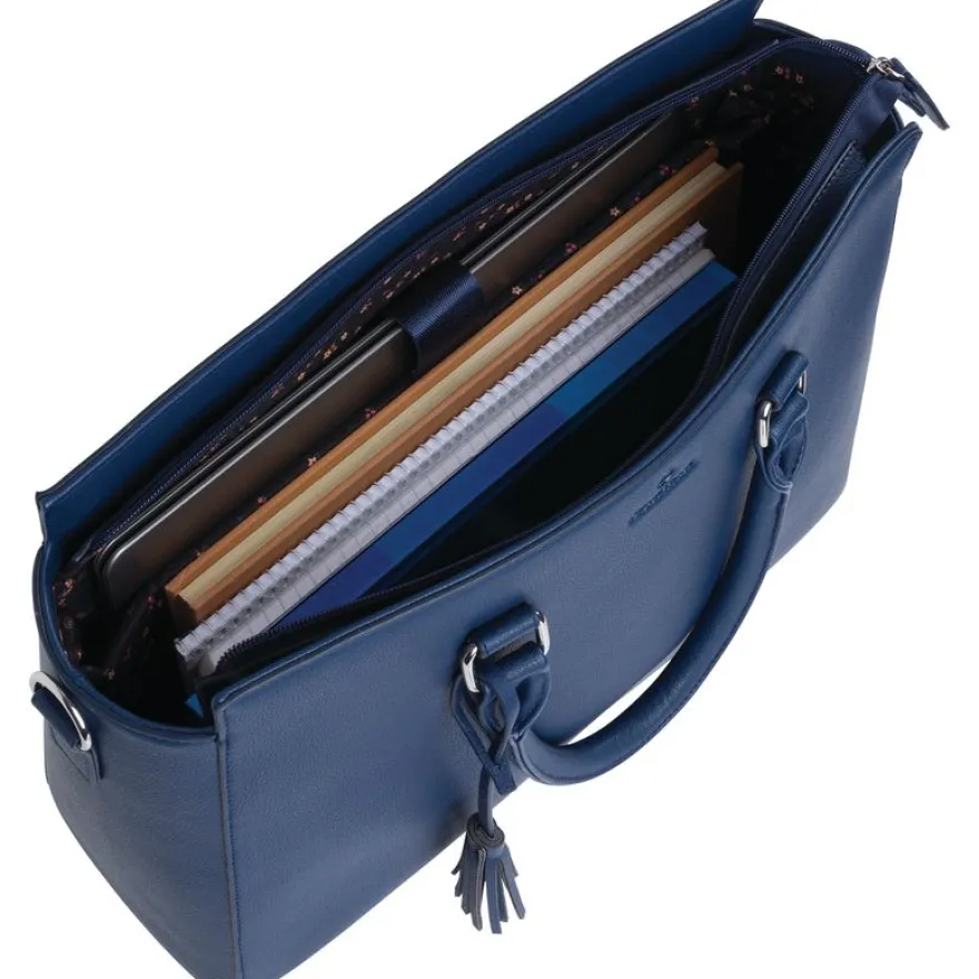 Sac cabas ordinateur 15,6" Sofia - 1 compartiment - bleu - oberthur