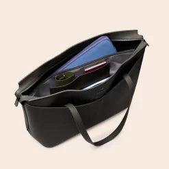 Sac cabas Sofia - 43 cm - 2 compartiments - noir - Biopic