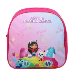 Sac goûter maternelle Gabby et la maison magique - 1 compartiment - violet - Bagtrotter