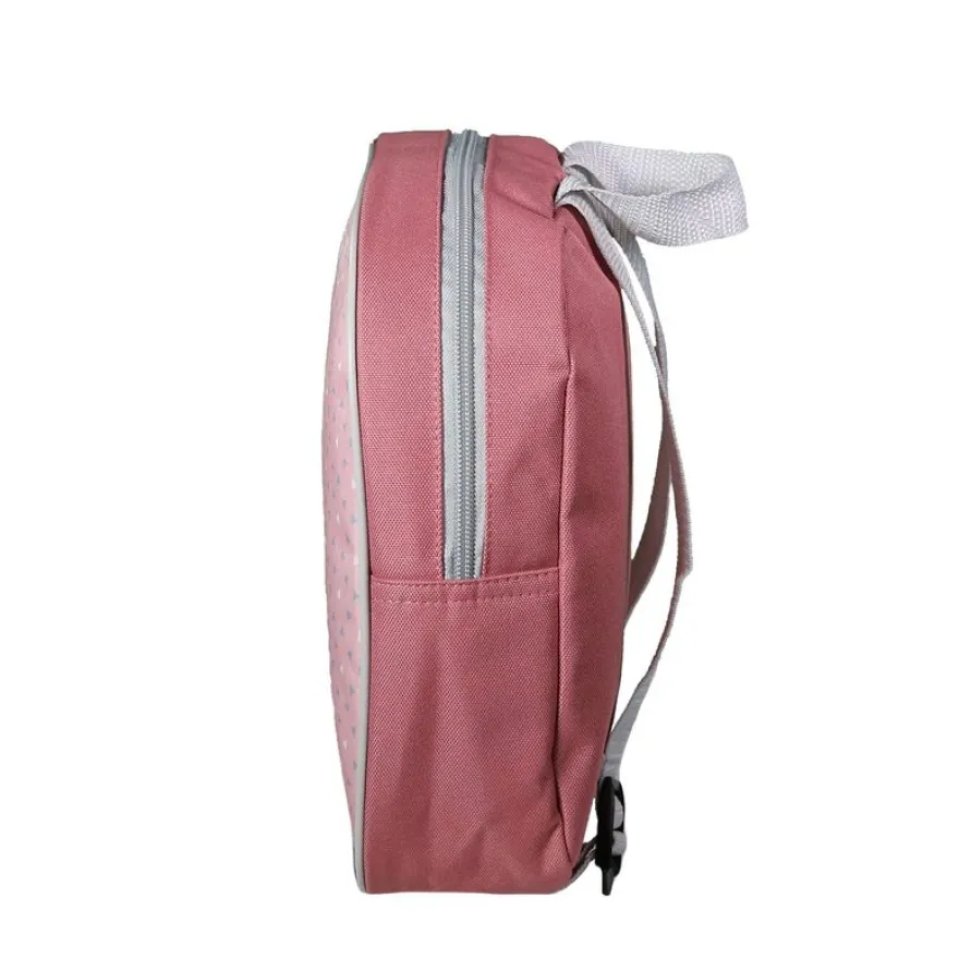 Sac goûter maternelle Marie - 1 compartiment - rose - Bagtrotter
