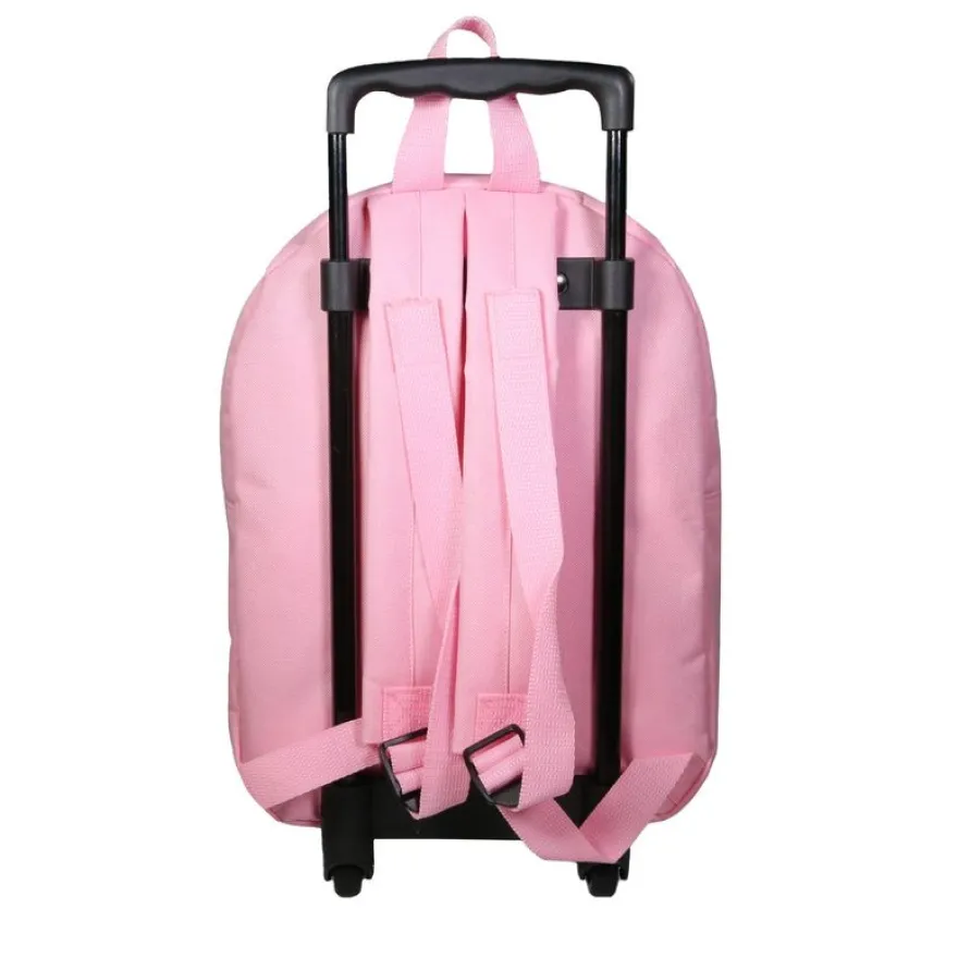 Sac maternelle à roulettes Barbie - 1 compartiment - rose - Bagtrotter