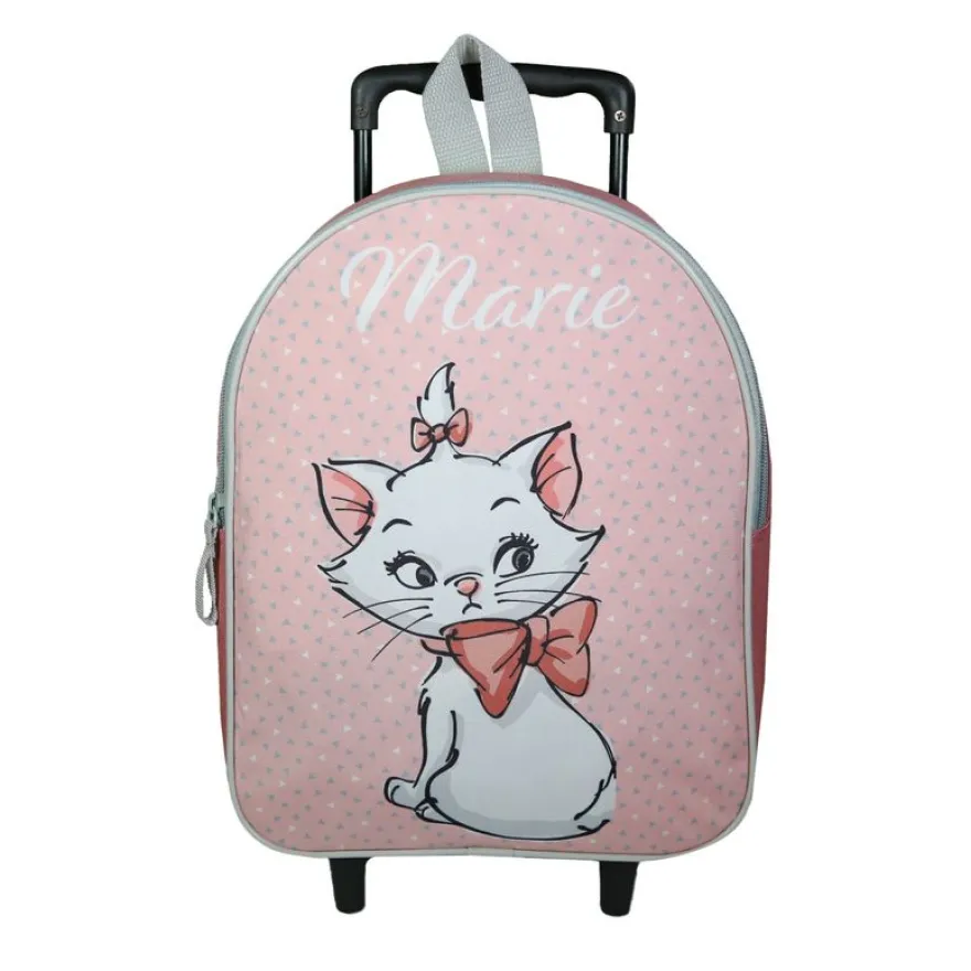 Sac maternelle à roulettes Marie - 1 compartiment - rose - Bagtrotter