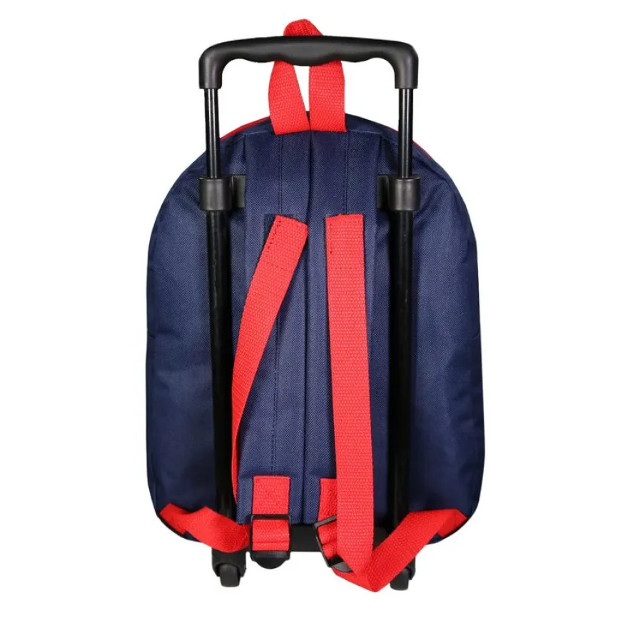 Sac maternelle à roulettes Cars - 1 compartiment - bleu - Bagtrotter