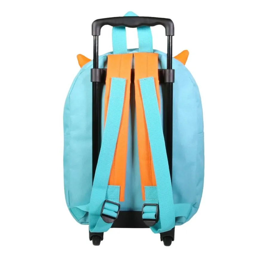 Sac maternelle à roulettes Kids - 1 compartiment - bleu - Bagtrotter