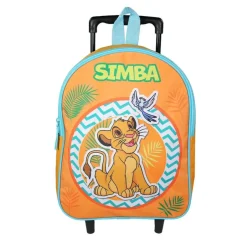 Sac maternelle à roulettes Le Roi Lion - 1 compartiment - jaune - Bagtrotter