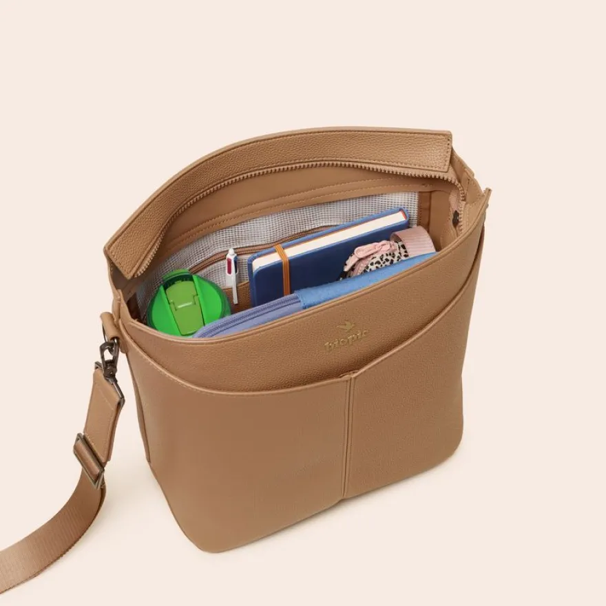 Sac Seau Diane - 33 cm - 1 compartiment - camel - Biopic