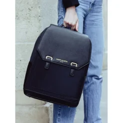 Saint-Martin - Sac à dos pour ordinateur noir Louise - 1 compartiment - 15,6" - Viquel