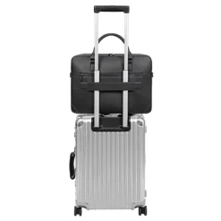 Saint-Martin - Sacoche ordinateur noir Noah - 1 compartiment - 15,6" - Viquel