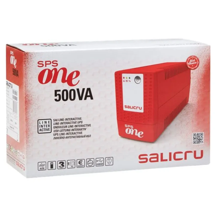 SALICRU SPS 500 ONE - onduleur - 240 Watt - 500 VA