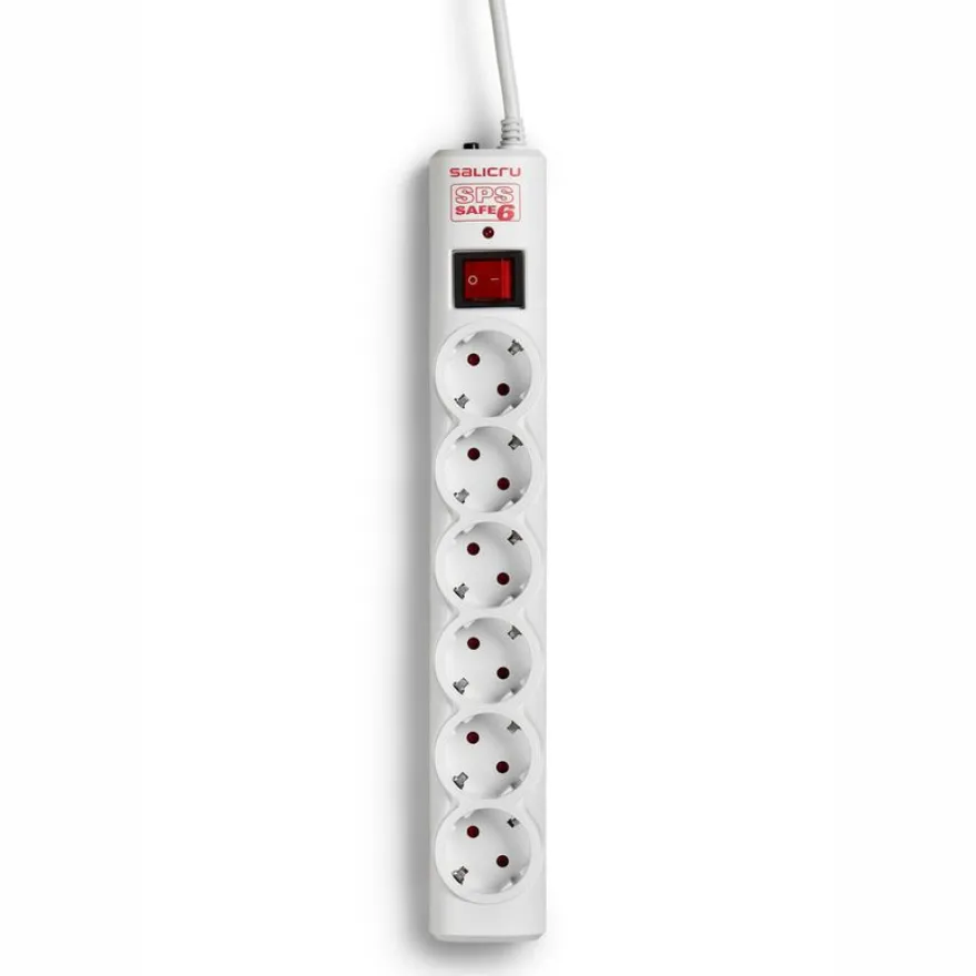 SALICRU SPS SAFE 6 - Multiprise avec interrupteur 6 prises - 1,5m