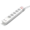 SALICRU SPS SAFE 5+ - Multiprise avec interrupteur 5 prises+ 2 ports USB 2.1A - 1,5m