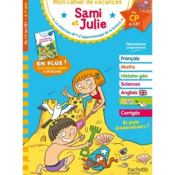 Sami et Julie - Du CP au CE1 - Cahier de vacances