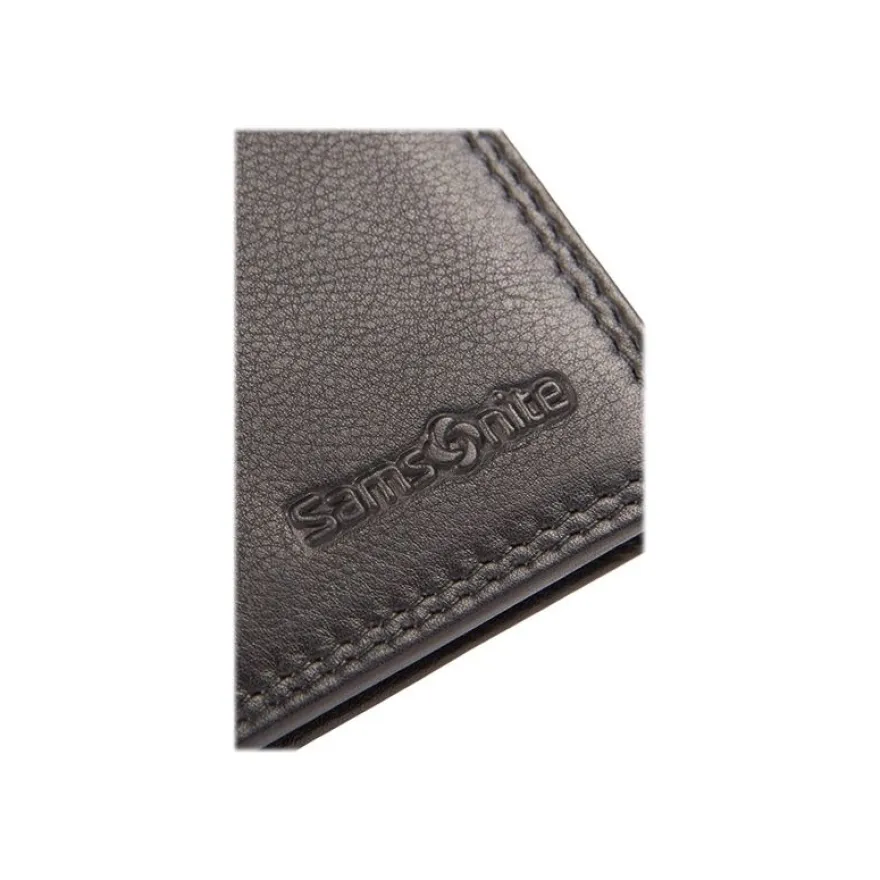 Samsonite Attack SLG M - Portefeuille cuir marron