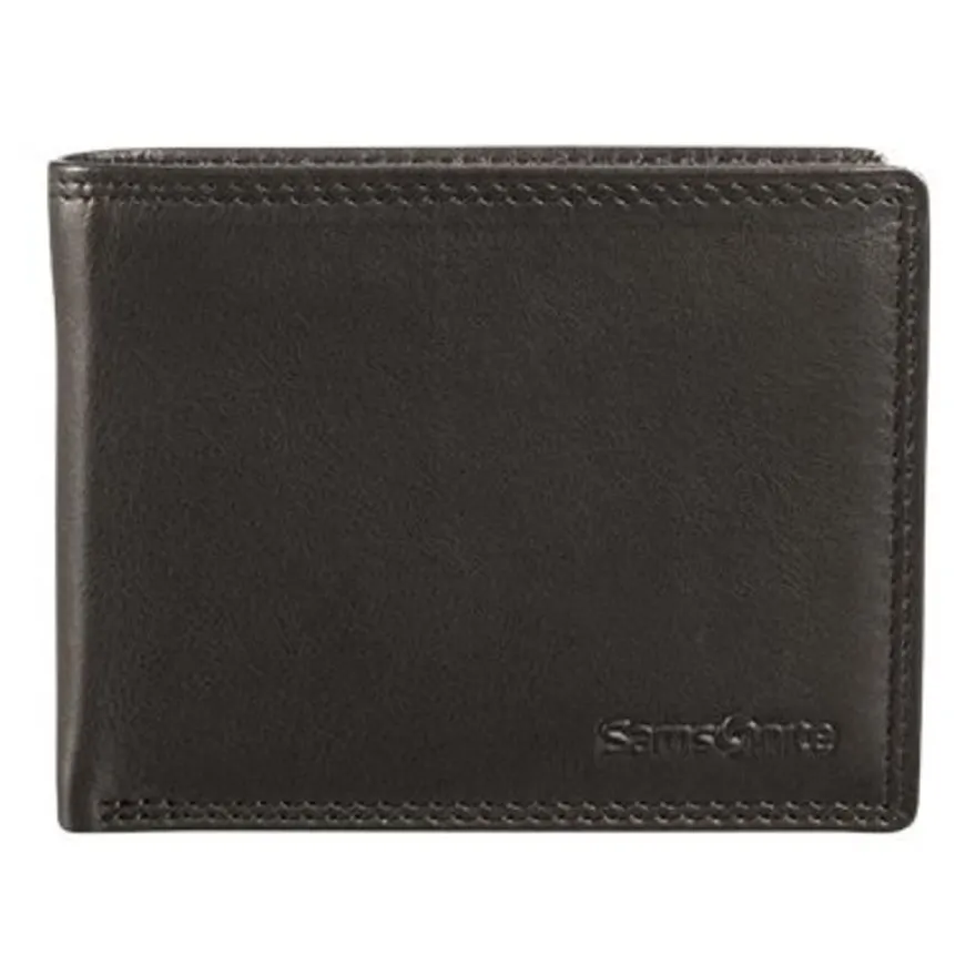 Samsonite Attack SLG S - Portefeuille cuir marron