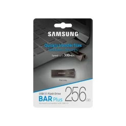 Samsung BAR Plus MUF-256BE4 - Clé USB 256 Go - USB 3.1 Gen 1 - gris