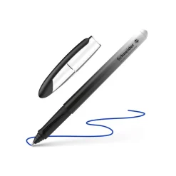 Schneider - Voyage - Roller à cartouche Black+White - pointe moyenne (M) - bleu roi
