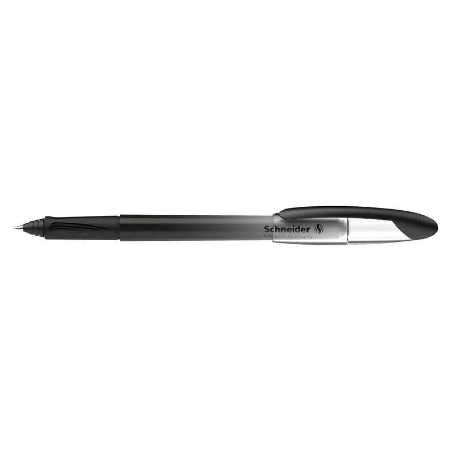 Schneider - Voyage - Roller à cartouche Black+White - pointe moyenne (M) - bleu roi