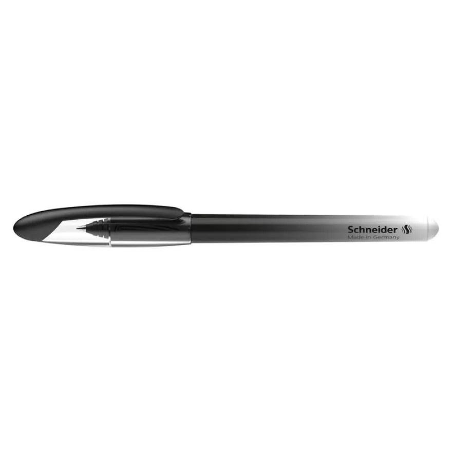 Schneider - Voyage - Roller à cartouche Black+White - pointe moyenne (M) - bleu roi