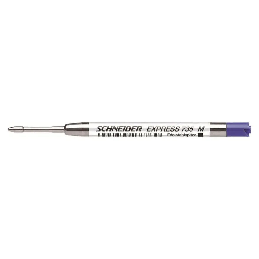 Schneider Express 735 - Recharge pour stylo à bille - bleu - pointe moyenne