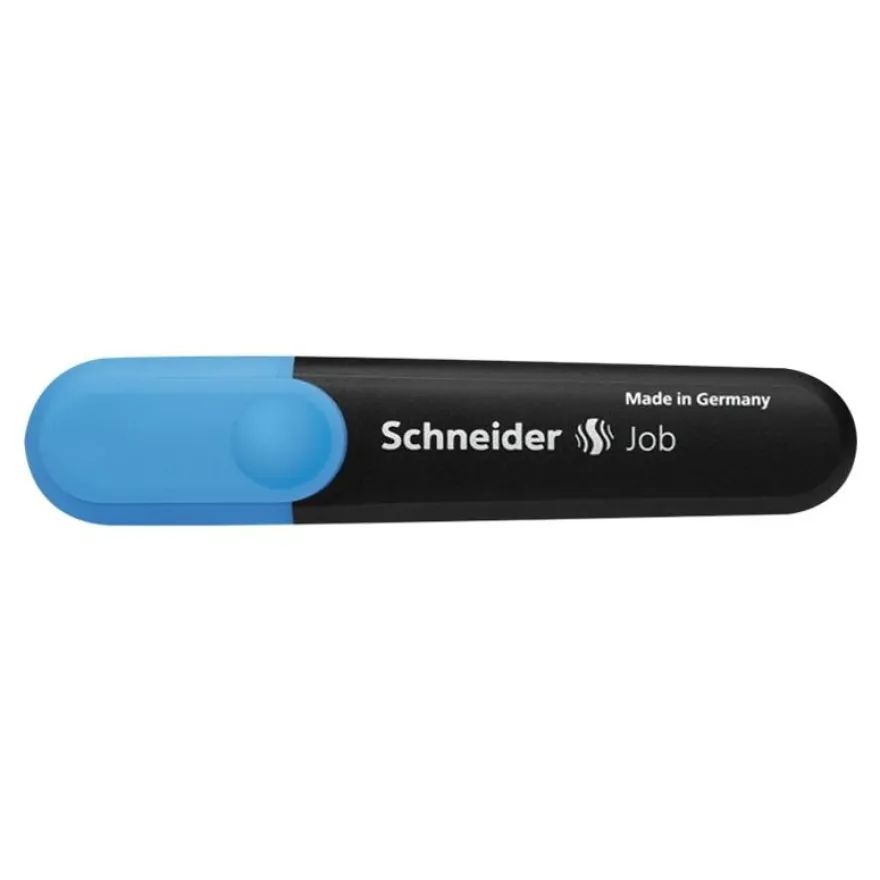 SCHNEIDER Job - Pack de 10 - surligneurs - bleu