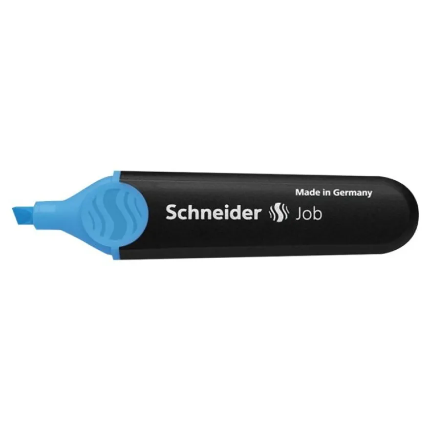 SCHNEIDER Job - Pack de 10 - surligneurs - bleu