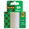 Scotch – Lot de 3 rubans adhésifs invisibles – 19 mm x 15 m – Transparent