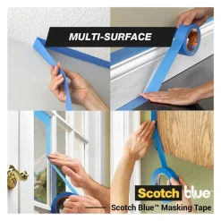 Scotch blue - Ruban de masquage Multi Surfaces - 36 mm x 41 m - 1 Rouleau/Emballage