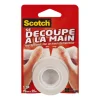 Scotch Crystal - Ruban adhésif "Se découpe à la main" - 19mm x 25m