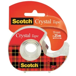 Scotch Crystal - Ruban adhésif - 19 mm x 25 m - transparent