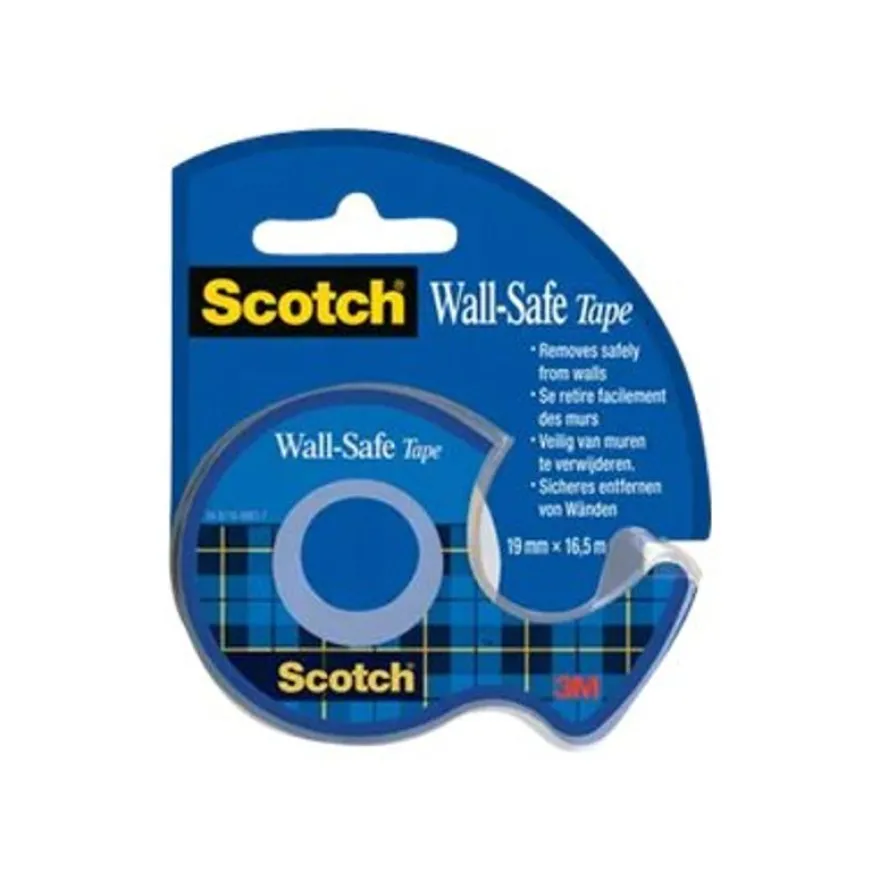 Scotch Wall-Safe - Ruban adhésif avec distributeur - 19 mm x 16,5 m