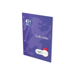 Serpodile - 50 feuilles mobiles Dys perforées - 100 pages - A4 - ligné 7 mm