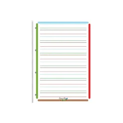 Serpodile - 50 feuilles mobiles Dys perforées - 100 pages - A4 - ligné 7 mm