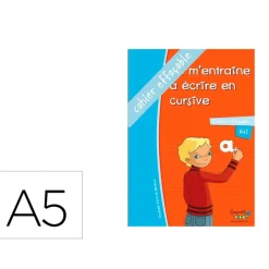 Serpodile - Cahier Je m'entraine à écrire en écriture cursive - A5