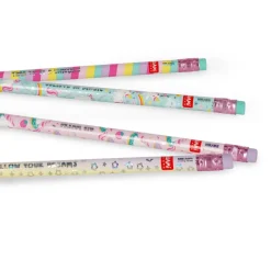 Set de 4 crayons à papier hb parfumés unicorn