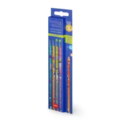 Set de 4 crayons à papier hb parfumés space