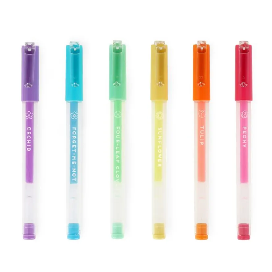 Set de 6 Legami - Stylos à encre gel pastel