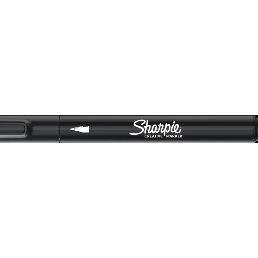 Sharpie Creative - Marqueur - non permanent - noir - encre acrylique à base d'eau - 2.5 mm