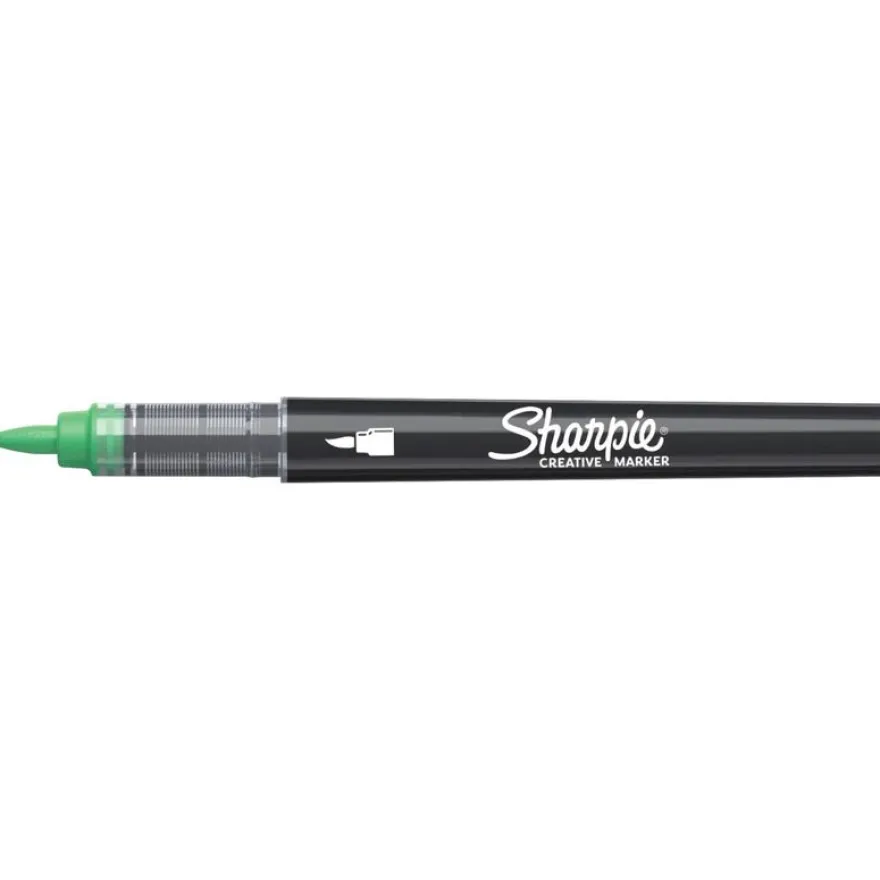 SHARPIE CREATIVE MARKERS feutres acrylique - Pointe pinceau - Vert