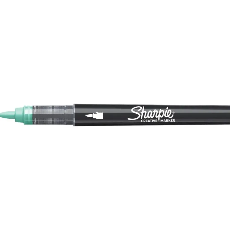 SHARPIE CREATIVE MARKERS feutres acrylique - Pointe pinceau - Vert Lac