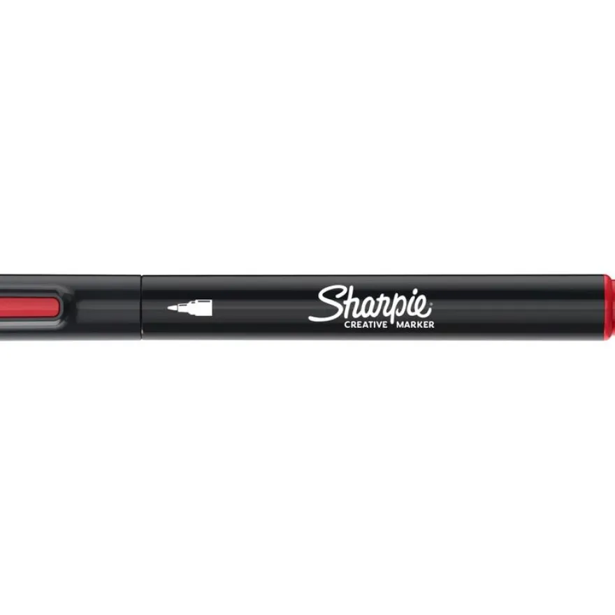 SHARPIE CREATIVE MARKERS feutres acrylique - Pointe ogive - Rouge