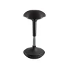 Siege technique MOOVE - tabouret assis-debout ergonomique - hauteur réglable jusqu'à 89 cm - noir