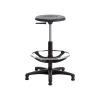 Siege technique TECNIK - tabouret assis-debout - hauteur réglable jusqu'à 75 cm - repose-pieds réglable - noir