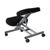 Siège technique ERGOMETAL - tabouret assis-genoux - hauteur réglable par vis jusqu'à 72 cm - noir